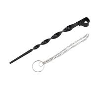 Ieron Rain Chain Anchor, Rain Chain Ground Anchor/Stake, 17” Coated Stainless Steel Rain Chain Anchoring Stake for Outside