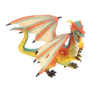 Ieron Realistic Fire Dragon,Ancient Realistic Dragon Model Figure To-ys,Realistic Dinosaur Model for Boy and girl's Birthday