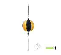 ieron Set for Double End Ball Boxing Ball Speed Ball Reflex Ball MMA Speed Bag Puning Dodge Training with Ring Locking