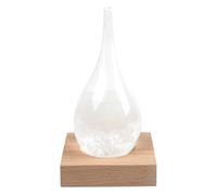 Ieron Storm Glass,Weather Forecaster,Weather Station,Fashion Creative Office Desktop and Home Decor Water Drop Glass Bottle, Decorative Bottles for Home Office Living Room