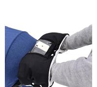 ieron Stroller Fleece Hand Muff, Pram Gloves with Phone Pocket Winter Waterproof Pushchair Warm Handmuffs for Cold Weather