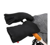 ieron Stroller Fleece Hand Muff, Waterproof Pram Gloves with Warm Fleece Windproof Winter Pushchair Warm Handmuffs for Cold Weather