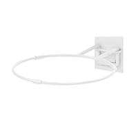 Ieron Wall Basketball Stand, Basketball Display Holder Soccer Wall Display Simple Storage Rack Metal (White)
