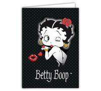 IETSCPXL-19001N Maxi Large Card XL 22 x 31 cm BETTY BOOP Officially Licensed Pin-Up Retro Vintage Collectible Framed - White Interior 44 x 31 cm - With Envelope - Leaving Retirement Birthday
