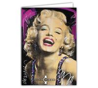 IETSCPXL-19770 Maxi Card XL 22 x 31 cm Marilyn Monroe Actress American Singer Celebrity Icons Sidney Maurer Official License Interior 44 x 31 cm with Envelope - Departure Birthday