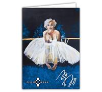 IETSCPXL-19771 Maxi Card XL 22 x 31 cm Marilyn Monroe Actress American Singer Celebrity Icons Sidney Maurer Official Licensed Interior 44 x 31 cm with Envelope - Birthday Gift