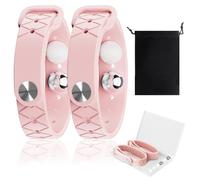 IETWATE 2PCS Travel Sickness Bands Kids, Anti Sickness Wristbands Kids Adult, Acupressure Relief Sea Sickness Wristbands, Silicone Motion Sickness Bands for Pregnant Women, Boat and Car Rides