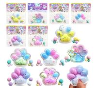 IETWATE 6PCS Cat Paw Squishy, Cute Paw Squishy Toys, Funny Novelty Squishy Cat Squeeze Toys, Super Soft Stress Relieving Fidget Toy with Packaging, for Adults Kids Teenage