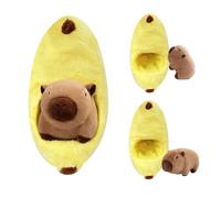 IETWATE Giant Capybara Plush Toy 30CM Banana Soft Plush Capybara Teddy With Babies Cartoon Stuffed Animal Birthday Crocodile capybara Gifts Guinea Pig Toys for Kids Adults Animal Lovers