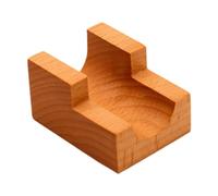 IEUDNS Wood Sushi Temaki Holder Serving Tray Rustic Novelty Rack Taco Display Stand Sushi Hand Roll Holder for Party Restaurant Dining Room, Presentation Platter Roll Boat Food Display, 1 Grid