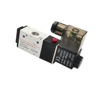 IEUMJNAT 1Pc3 Way 2 Position 1/4"" BSPP Air Directional Control Solenoid Valve 3V210-08 DC12V DC24V AC110V AC220V(DC12V)