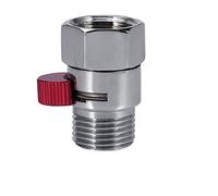 IEUMJNAT Bathroom Shower Brass Junction Water Flow Control Valve Straight-through Shut-off Angle Bath Accessory 1Pcs(Silver)