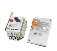 IEUMJNAT DZ162-16 AC 660V 1.6A 3 Pole Lockable Plastic Panel Circuit Breaker