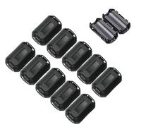 IEUYO Clip-on Ferrite Ring Cores EMI RFI Signal Noise Filter Noise Suppressor for HDMI USB Power Cable Diameter 9mm/10PCS