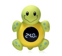 iewrtcin Baby Bath Thermometer, Cartoon Tortoise Shape LED Newborn Water Thermometer with Automatic Induction Switch, High-precision Smart Digital Room Temperature Thermometer