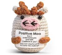 iewrtcin Positive Moo Highland Cow Gifts, Emotional Cheer Up Support Gift