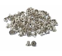 iexcell 100 Pcs #12-24 x 5/16" Stainless Steel 304 Phillips Drive Flat Head Countersunk Screws Bolts Kit