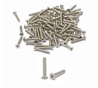 iexcell 100 Pcs #8-32 x 1 Stainless Steel 304 Phillips Drive Flat Head Countersunk Screws Bolts Kit