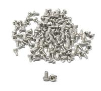 iexcell 100 Pcs M3 x 5mm Thread Pitch 0.5 mm Stainless Steel 304 Phillips Drive Pan Head Screws Bolts Kit