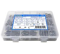 iexcell 1500 Pcs Metric M3 x 4/6/8/10/12/16/20/25/30/35/40/45/50 Stainless Steel 304 Hex Socket Head Cap Screws Blots Nuts Washers Assortment Kit