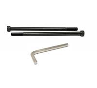 iexcell 2 Pcs M10 x 200mm Partially Threaded Thread Pitch 1.5 mm Alloy Steel 12.9 Grade Hex Socket Head Cap Screws Bolts Kit, Black Oxide Finish