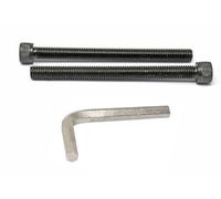 iexcell 2 Pcs M12 x 140mm Thread Pitch 1.75 mm Alloy Steel 12.9 Grade Hex Socket Head Cap Screws Bolts Kit, Black Oxide Finish