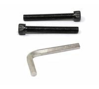 iexcell 2 Pcs M12 x 90mm Thread Pitch 1.75 mm Alloy Steel 12.9 Grade Hex Socket Head Cap Screws Bolts Kit, Black Oxide Finish
