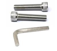 iexcell 2 Pcs M14 x 65mm Thread Pitch 2 mm Stainless Steel 304 Hex Socket Head Cap Screws Bolts Kit