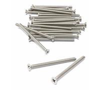 iexcell 25 Pcs #10-24 x 2-3/4" Stainless Steel 304 Phillips Drive Flat Head Countersunk Screws Bolts Kit