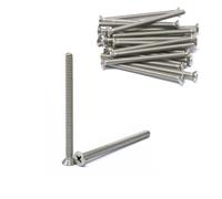 iexcell 25 Pcs #10-24 x 2-5/8" Stainless Steel 304 Phillips Drive Flat Head Countersunk Screws Bolts Kit