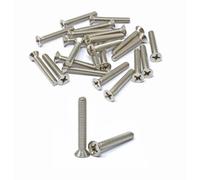 iexcell 25 Pcs #12-24 x 1-1/2" Stainless Steel 304 Phillips Drive Flat Head Countersunk Screws Bolts Kit