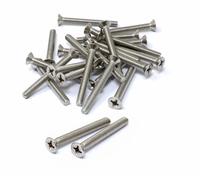 iexcell 25 Pcs #12-24 x 2 Stainless Steel 304 Phillips Drive Flat Head Countersunk Screws Bolts Kit