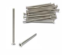 iexcell 25 Pcs #8-32 x 2-3/4" Stainless Steel 304 Phillips Drive Flat Head Countersunk Screws Bolts Kit