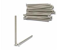 iexcell 25 Pcs #8-32 x 2-5/8" Stainless Steel 304 Phillips Drive Flat Head Countersunk Screws Bolts Kit
