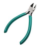 iExcell 4.5" Side Cutter Diagonal Wire Cutting Pliers Nippers Repair Tool, Green, Chrome-Vanadium Steel