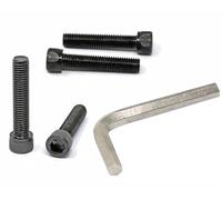 iexcell 4 Pcs M12 x 60mm Thread Pitch 1.75 mm Alloy Steel 12.9 Grade Hex Socket Head Cap Screws Bolts Kit, Black Oxide Finish