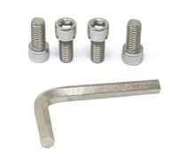 iexcell 4 Pcs M14 x 30mm Thread Pitch 2 mm Stainless Steel 304 Hex Socket Head Cap Screws Bolts Kit