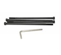 iexcell 4 Pcs M8 x 210mm Partially Threaded Thread Pitch 1.25 mm Alloy Steel 12.9 Grade Hex Socket Head Cap Screws Bolts Kit, Black Oxide Finish