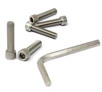 iexcell 5 Pcs M12 x 50mm Thread Pitch 1.75 mm Stainless Steel 304 Hex Socket Head Cap Screws Bolts Kit