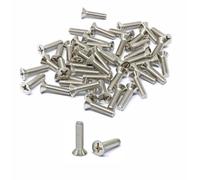 iexcell 50 Pcs #12-24 x 7/8" Stainless Steel 304 Phillips Drive Flat Head Countersunk Screws Bolts Kit