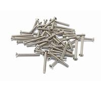 iexcell 50 Pcs #8-32 x 1-1/2" Stainless Steel 304 Phillips Drive Flat Head Countersunk Screws Bolts Kit