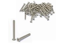 iexcell 50 Pcs #8-32 x 1-5/8" Stainless Steel 304 Phillips Drive Flat Head Countersunk Screws Bolts Kit