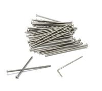 iexcell 50 Pcs M3 x 80mm Thread Pitch 0.5 mm Stainless Steel 304 Hex Socket Flat Head Cap Screws Bolts Kit