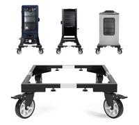 I'Ezonk 5 Inch Casters Wheels All Steel Smoker Stand，Electric Smoker&Vertical Electric Smoker&Digital Electric Smoker Universal Mobile Stand