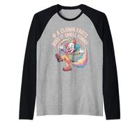 If A Clown Farts Does It Smell Funny Circus Gag Jokes - Raglan Baseball Tee