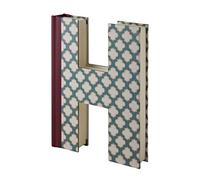 IF Alphabooks-Letter H,Gold/Ivory