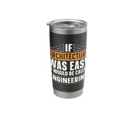 If Architecture was Easy Building Job Architecture Architect Stainless Steel Insulated Tumbler