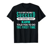 If At First Try Doing What Katie T-Shirt Name Katie T-Shirt
