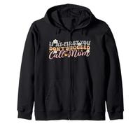 If At First You Don't Succeed Call Mom Parent Family Mother Zip Hoodie