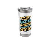 If at First You Don't Succeed Follow Endocrinologist Stainless Steel Insulated Tumbler